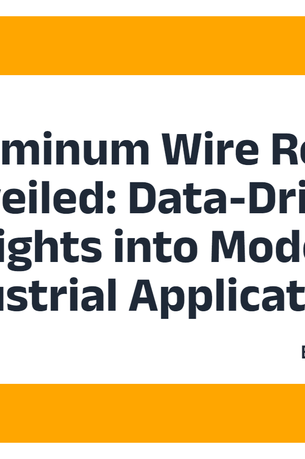 Explore the comprehensive applications of aluminum wire rods across various industries, supported by detailed data, statistics, and insights from reputable sources. Discover how Elka Mehr Kimiya leads in manufacturing high-quality aluminum products.